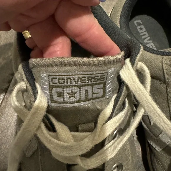 CONVERSE Army Green Canvas Shoes Size 6.5 Womens 4.5 Mens Unisex All Star - Picture 10 of 14